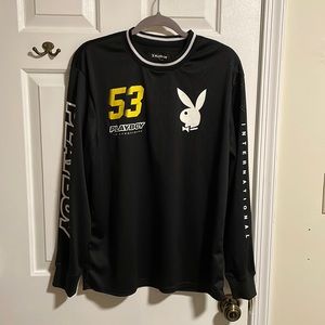 PacSun x Playboy mesh long sleeve shirt NWOT